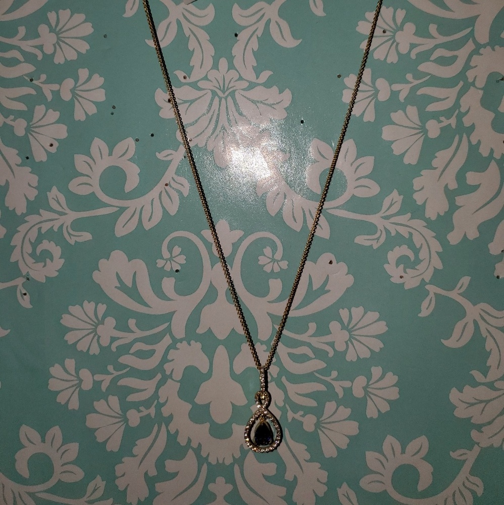 18kt over sterling silver necklace - Picture 3 of 4